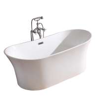 HS-B1855T indoor free stand adult bathtub,eco friendly bathtubs movable