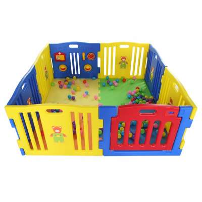 8pcs Baby Playpen Kids Activity Center Safety Play Yard Home Indoor Outdoor for Babies & Kids