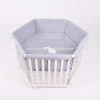 Sexangle playpen baby wooden playpen for EU standard