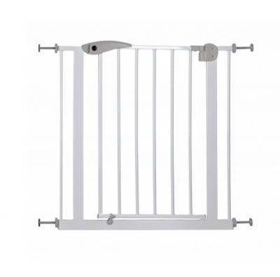 Safety 1st Easy Install Metal White Baby Gate with Extension